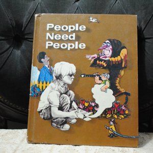 Vintage 1973 People Need People Textbook ISBN: 0-03-070895-8